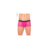 Boxer magenta en dentelle délicate 